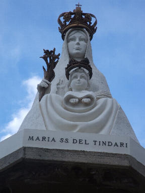 Rocca di Capri Leone - Il Santuario della Madonna del Tindari