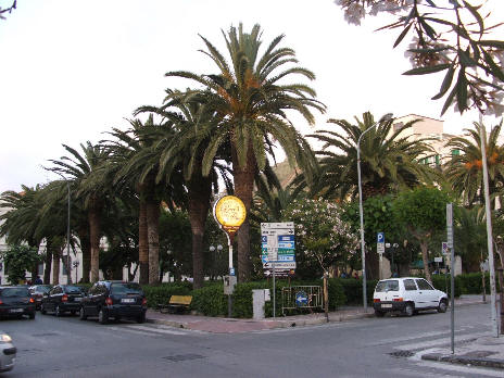 La graziosa villa Comunale situata nel centro della citt� a Capo d'Orlando - Via Roma angolo Via Piave di fronte sede Municipale (Comune)