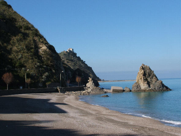 Tratto della litorale di San Gregorio a Capo d'Orlando