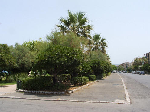 S. Agata Militello - La Villa Comunale sul Lungomare Cosenz