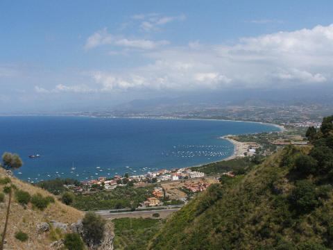 Patti - Suggestiva veduta nei pressi del Santuario della Madonna del Tindari