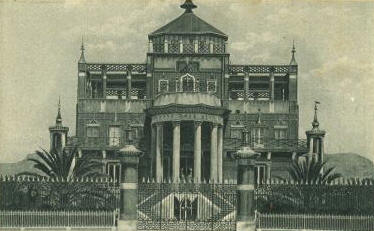 La Palazzina Cinese in una bella foto, antica e vecchia foto storica - Palermo - Sicilia