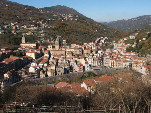 Tortorici (Sicilia - Messina)- Panorama della citt�
