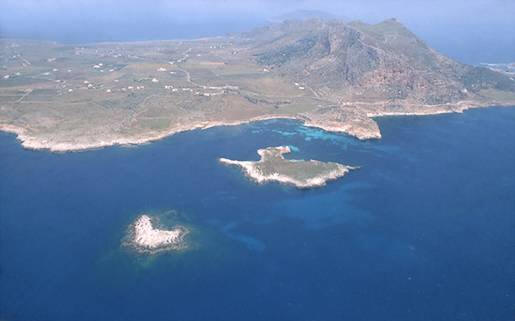 Foto aerea di Favignana - Trapani