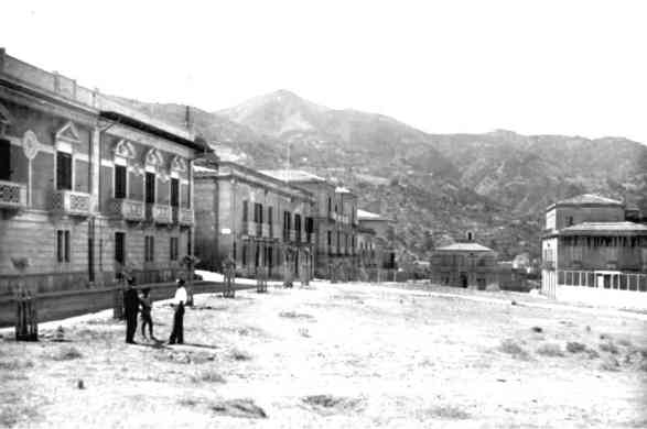 Il canap� di gioiosa marea in una caratteistica e storica foto di un tempo. Si tratta di uno dei luoghi pi� conosciuti della citt�
