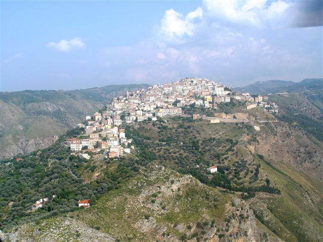 Panorama del paese di San Marco d'Alunzio